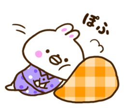 Healing rabbit of pajamas sticker #10045592