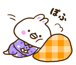Healing rabbit of pajamas sticker #10045592