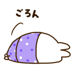 Healing rabbit of pajamas sticker #10045593