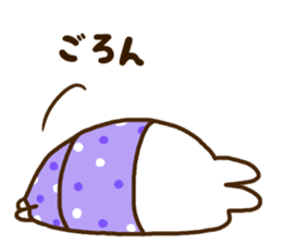 Healing rabbit of pajamas sticker #10045593