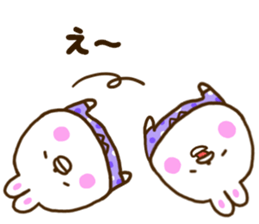 Healing rabbit of pajamas sticker #10045595