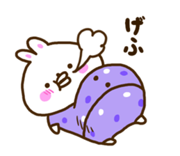 Healing rabbit of pajamas sticker #10045598