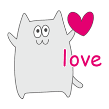 one way love (English) sticker #10045853