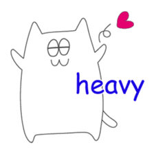 one way love (English) sticker #10045854