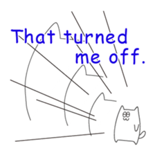 one way love (English) sticker #10045865