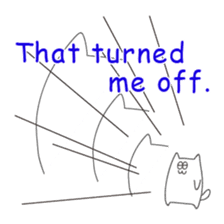 one way love (English) sticker #10045865