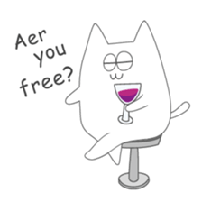 one way love (English) sticker #10045875