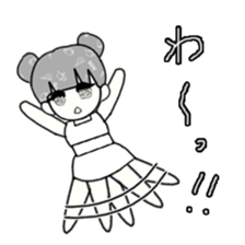 idol otaku-chan 3 -white- sticker #10046147