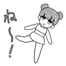 idol otaku-chan 3 -white- sticker #10046156