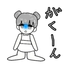 idol otaku-chan 3 -white- sticker #10046162