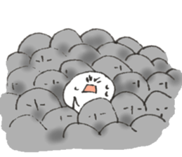 Persons' white excuse 2 sticker #10046747