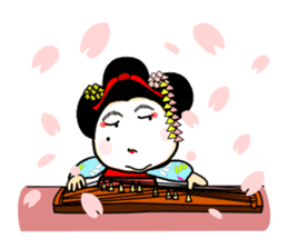 MAIKO Person in KYOTO sticker #10046969