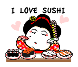 MAIKO Person in KYOTO sticker #10046970