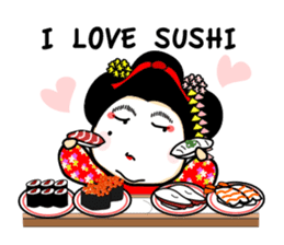 MAIKO Person in KYOTO sticker #10046970