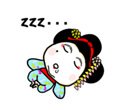 MAIKO Person in KYOTO sticker #10046972
