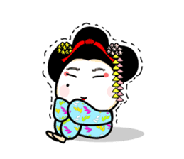 MAIKO Person in KYOTO sticker #10046973