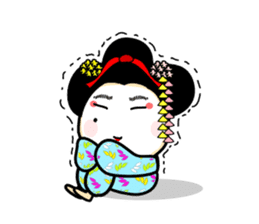 MAIKO Person in KYOTO sticker #10046973