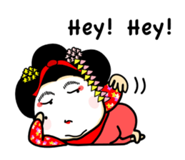 MAIKO Person in KYOTO sticker #10046974