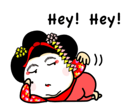 MAIKO Person in KYOTO sticker #10046974