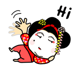MAIKO Person in KYOTO sticker #10046975