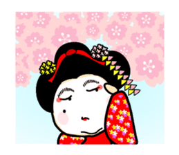MAIKO Person in KYOTO sticker #10046976