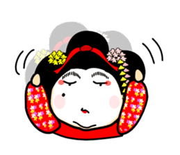 MAIKO Person in KYOTO sticker #10046979
