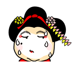 MAIKO Person in KYOTO sticker #10046981