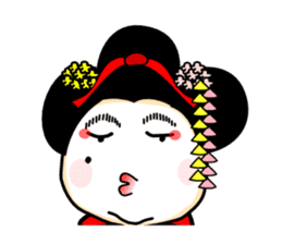 MAIKO Person in KYOTO sticker #10046982