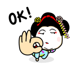 MAIKO Person in KYOTO sticker #10046984