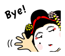 MAIKO Person in KYOTO sticker #10046985