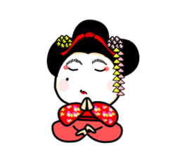 MAIKO Person in KYOTO sticker #10046987