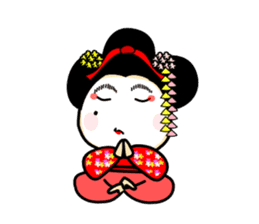 MAIKO Person in KYOTO sticker #10046987