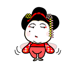 MAIKO Person in KYOTO sticker #10046988