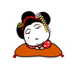 MAIKO Person in KYOTO sticker #10046989