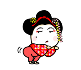 MAIKO Person in KYOTO sticker #10046990