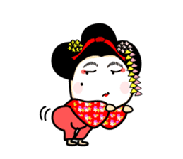 MAIKO Person in KYOTO sticker #10046990