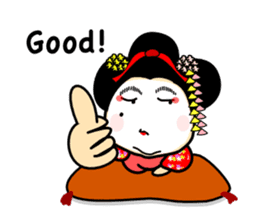 MAIKO Person in KYOTO sticker #10046991