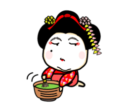 MAIKO Person in KYOTO sticker #10046992