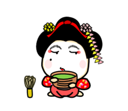 MAIKO Person in KYOTO sticker #10046993