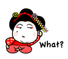 MAIKO Person in KYOTO sticker #10046997