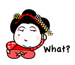 MAIKO Person in KYOTO sticker #10046997