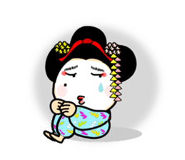 MAIKO Person in KYOTO sticker #10046998