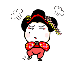MAIKO Person in KYOTO sticker #10047002