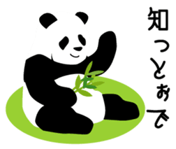 Panda in Kobe 2 sticker #10047177