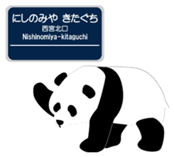Panda in Kobe 2 sticker #10047203