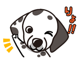 iinu - Dalmatian sticker #10047372
