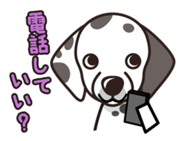 iinu - Dalmatian sticker #10047374