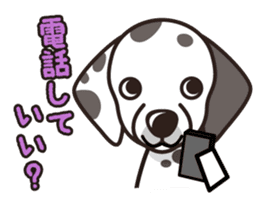 iinu - Dalmatian sticker #10047374