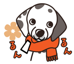 iinu - Dalmatian sticker #10047383