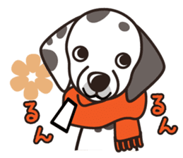 iinu - Dalmatian sticker #10047383
